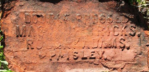 Robert Adams Paisleydouble pressed machine brick