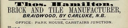 thomas hamilton brick maker braidwood 1886