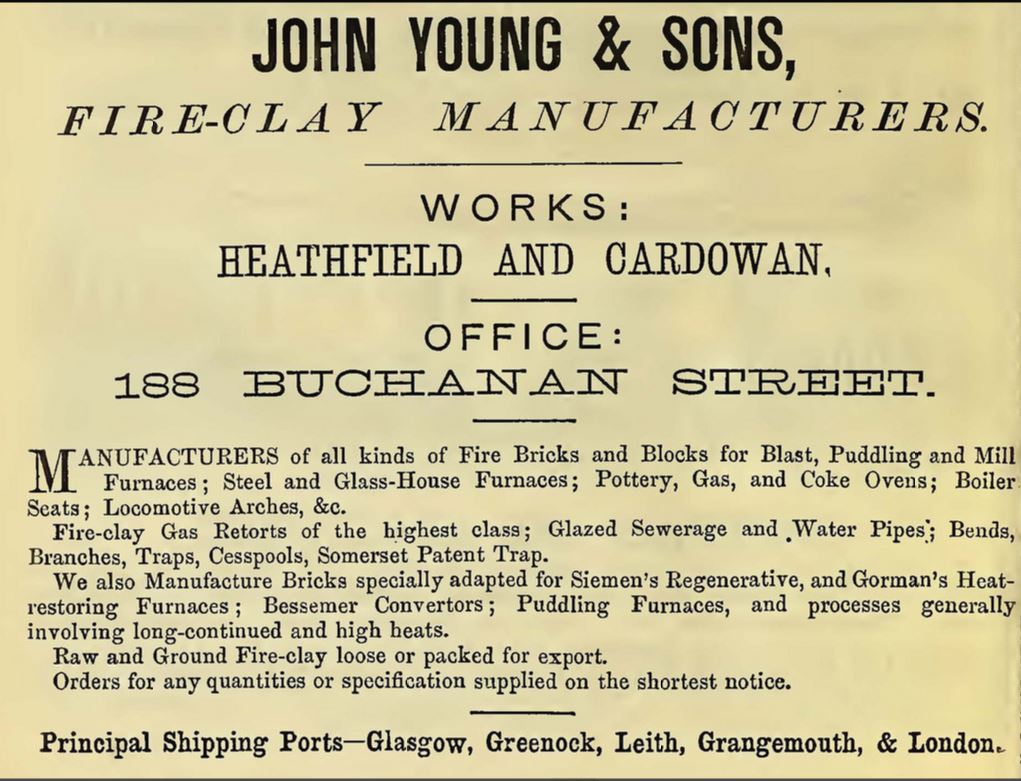 1875 John Young and Sons, Heathfield and Cardowan