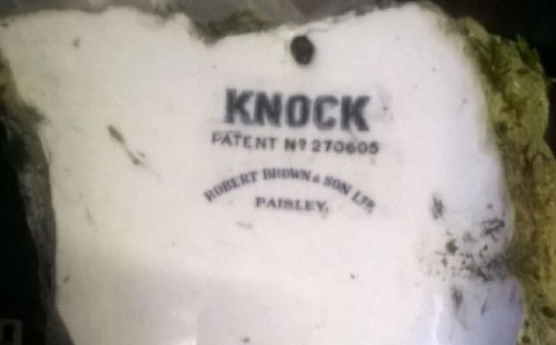 Knock sanitary ware Robert Brown Ferguslie Paisley