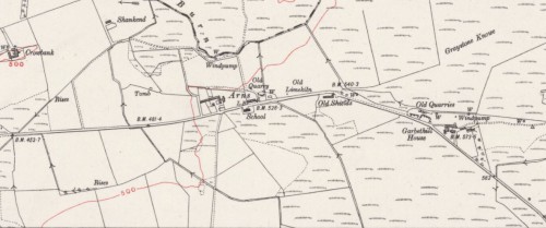 OS Map 1934 - Arns , nr Cumbernauld