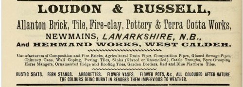1893 Loudon and Russell advert