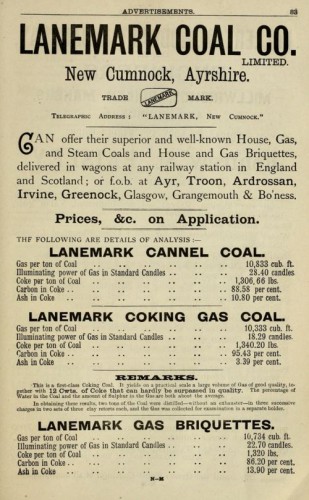 1893 Lanemark Coal