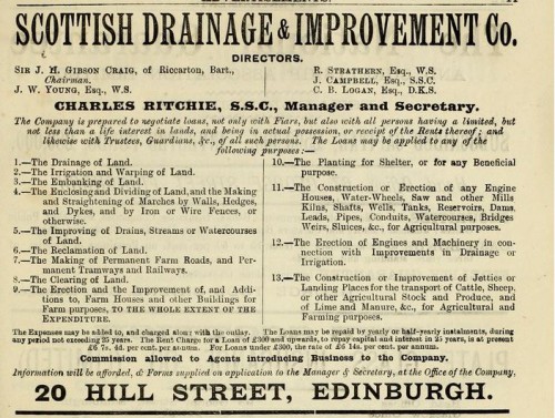 1893 Scottish Drainage & Improvements Co